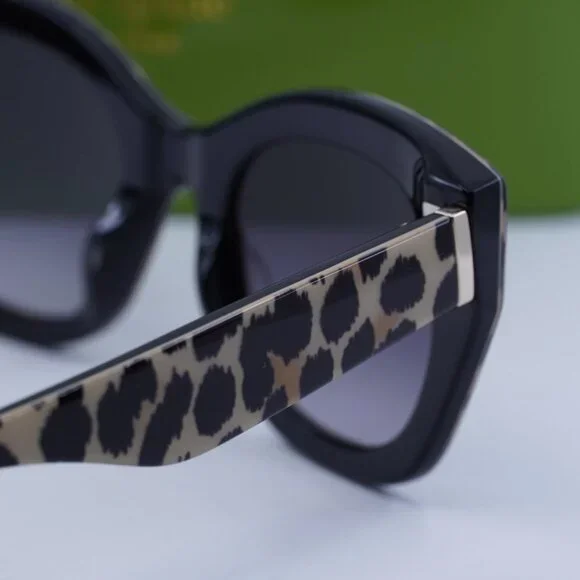 🕶️ New Kate Spade JALENA/S 07RM 9O Sunglasses - Panter Frame, Grey Lenses